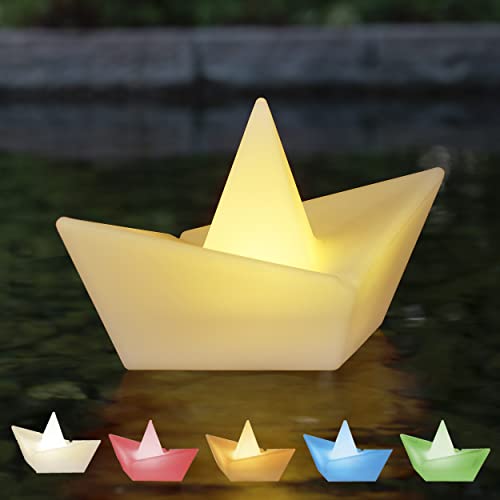 Bonetti LED Solar Schiffchen im Origami-Stil