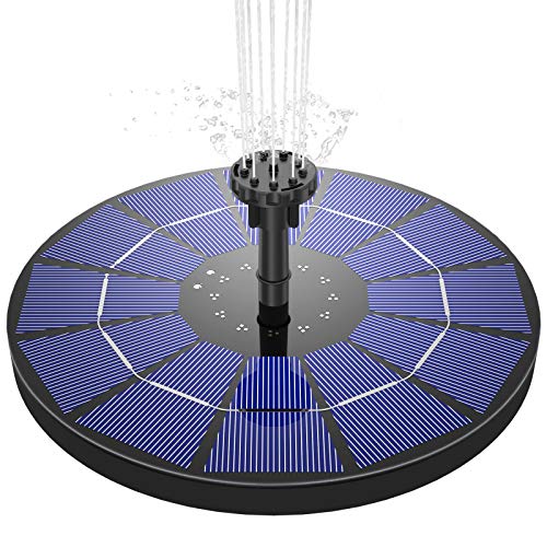 AISITIN Solar Springbrunnen 3.5W Solar Teichpumpe