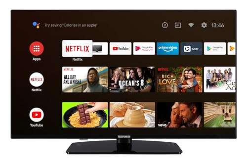 TELEFUNKEN Android TV 40 Zoll Fernseher (Full HD Smart TV, HDR, Triple-Tuner, Bluetooth)