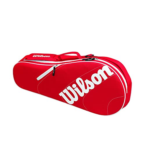 Wilson Advantage Team III red/white 3er Schlägertasche
