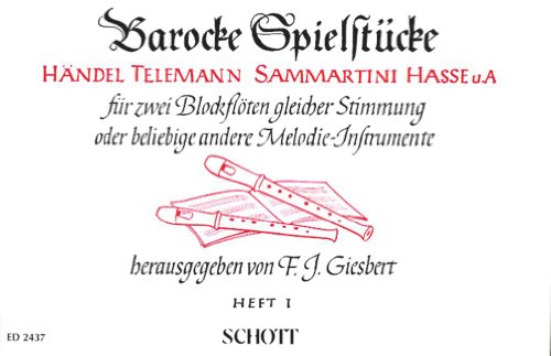 Schott Music Distribution Barocke Spielstücke: von Händel