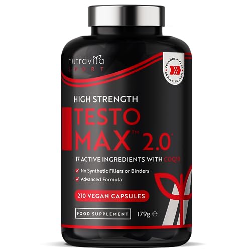 Nutravita TESTOMAX™ 2.0 Testosteron Booster für Männer