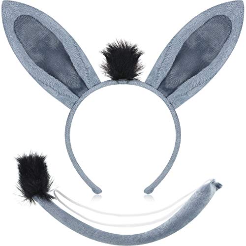 WILLBOND Tier Kostüm Set Ohren Stirnband