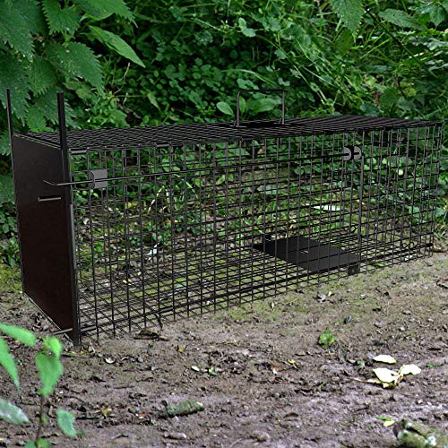 Tierfalle im Bild: Amagabeli Garden Home Lebendfalle 78x26x29cm