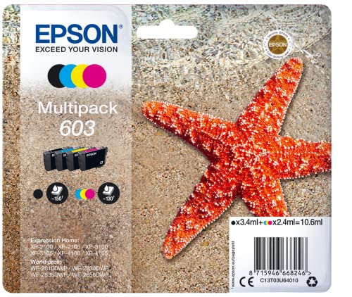 Epson Original 603 Tinte Seestern Multipack 4-farbig Standard