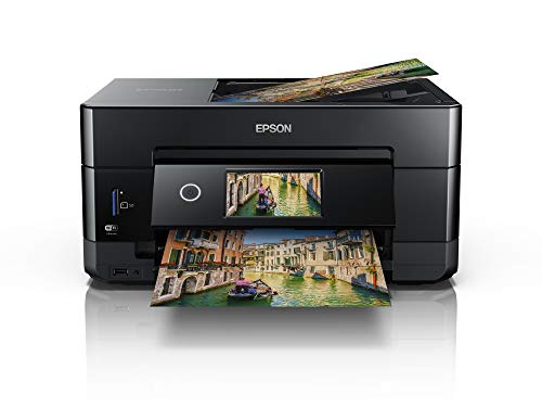 Epson Expression Premium XP-7100 3-in-1-Multifunktionsdrucker (WiFi, Ethernet, Duplex, Duplex-ADF, Einzelpatronen, 5 Farben, DIN A4) (C11CH03402)