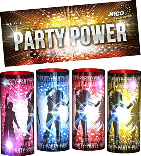 Nico Tischfeuerwerk 4er Beutel Party Power