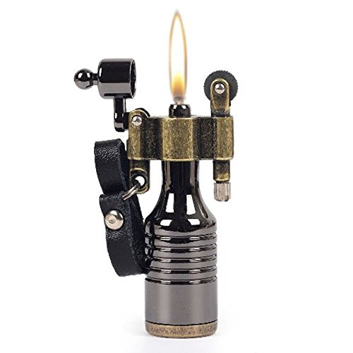 Gravitis Einzigartiges Benzin-Feuerzeug im Vintage Look