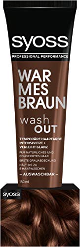 Syoss Wash Out Temporäre Haarfarbe Warmes Braun (150 ml)
