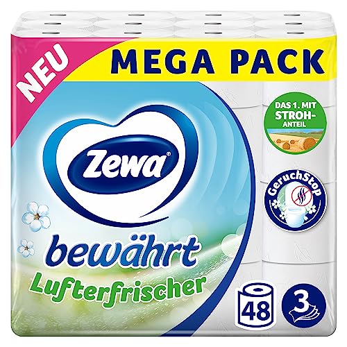 Zewa bewährt Toilettenpapier mit Strohanteil 7x