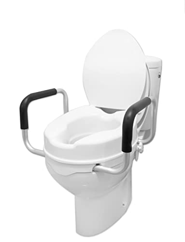 PEPE - Toilettensitzerhöhung mit Armlehnen 10cm