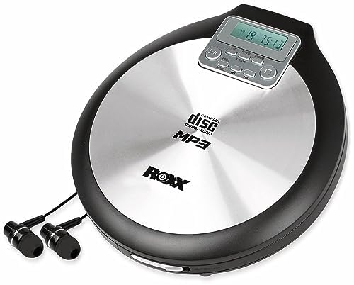 ROXX Tragbarer CD Player mit Kopfhörer