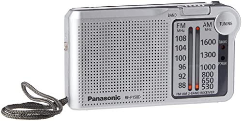 Panasonic RF-P150DEG-S Taschenradio mit Trageriemen