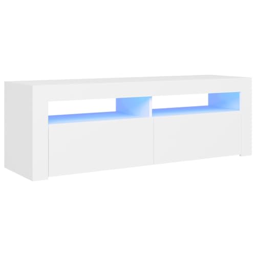 vidaXL TV Schrank mit LED-Leuchten Lowboard