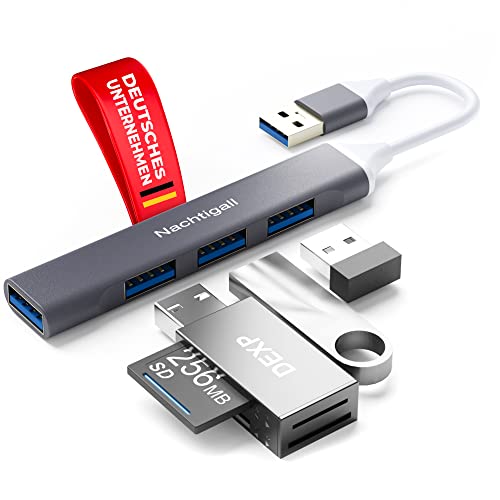 Nachtigall USB Hub 3.0, Adapter 4 Port
