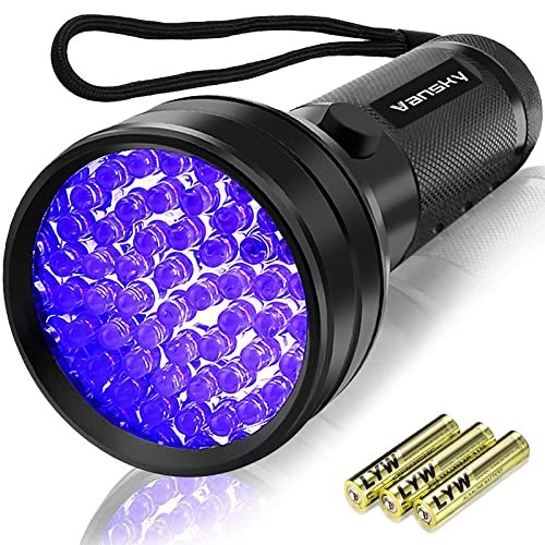 Vansky UV Schwarzlicht Taschenlampe mit 51 LEDs