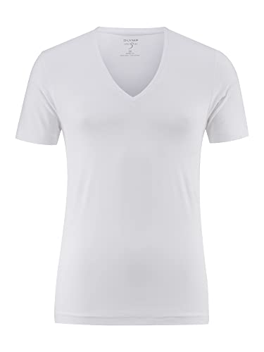 OLYMP Herren T-Shirt V-Ausschnitt Level Five T