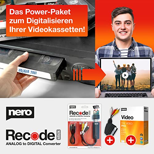 Nero VHS zu USB Video Grabber