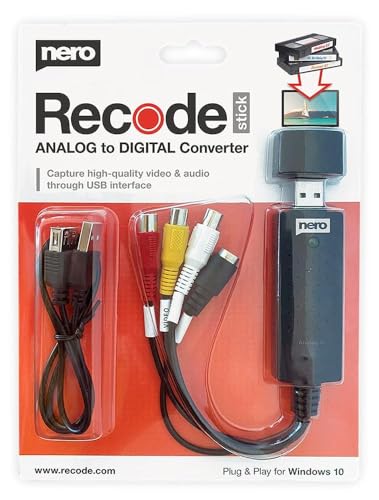 Nero VHS zu USB Video Grabber Recode Stick