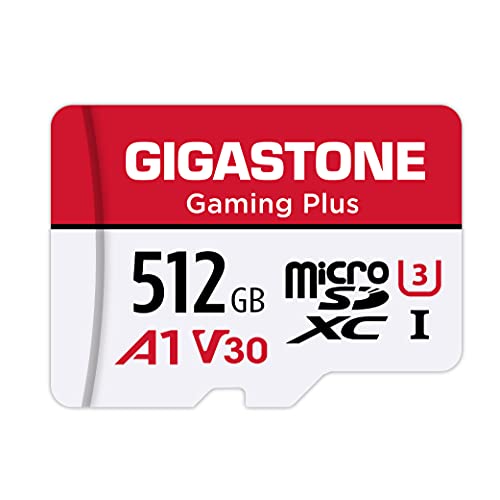 Gigastone Gaming Plus Micro SD Karte 512GB + SD Adapter (MSD-GamingPlus-512GB-1PK)