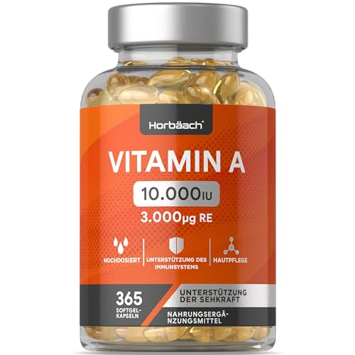 Horbäach Vitamin A Hochdosiert 10000 IE