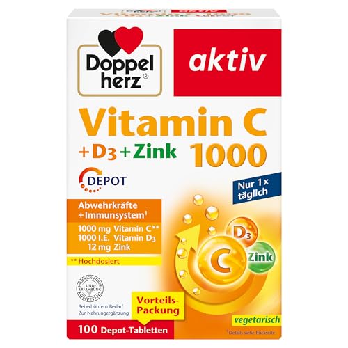 Doppelherz Vitamin C 1000 + D3 + Zink