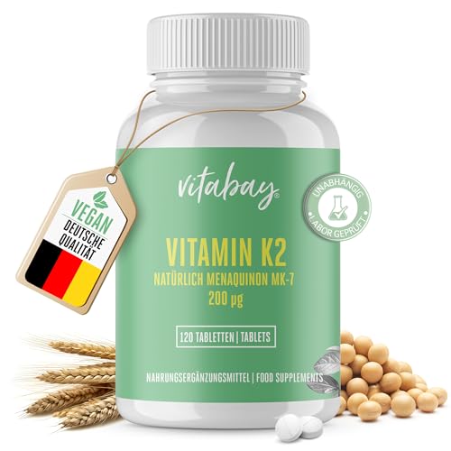 vitabay Vitamin K2 hochdosiert 200 µg (mcg)