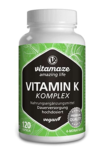 Vitamaze - amazing life Vitamin K Komplex hochdosiert & vegan