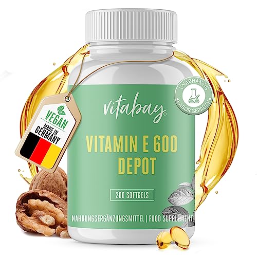 vitabay Hochdosiertes Vitamin E 600 IE Depot