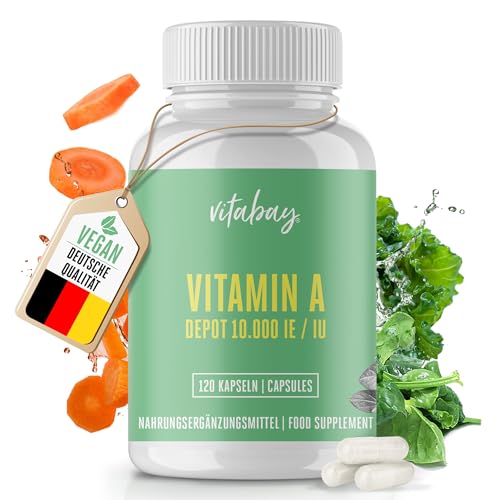 vitabay Vitamin A Hochdosiert Kapseln VEGAN