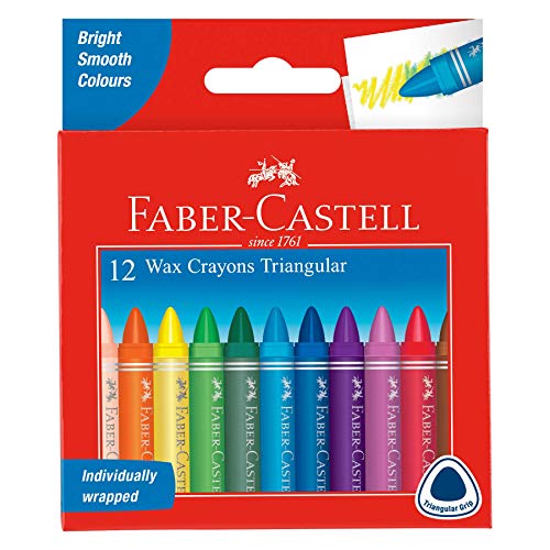Faber-Castell 120010 - Dreikant Wachsmalstifte