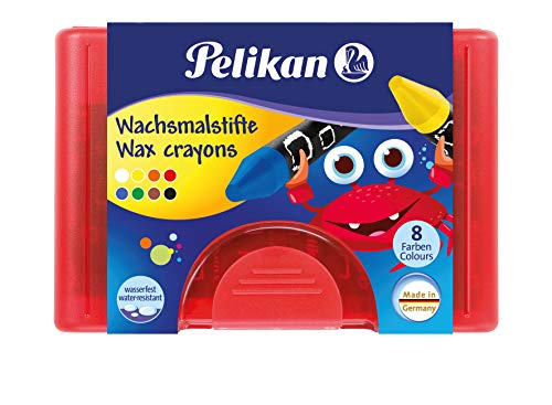 Pelikan 723148 - Wachsmalstifte 665 / 8 wasserfest