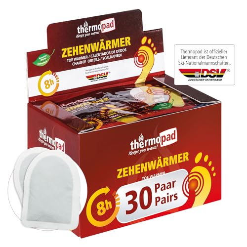 Thermopad Zehenwärmer – DAS ORIGINAL: 30 Paar Wärmepads