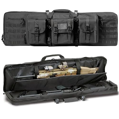 SUTTER® Premium Waffentasche 125x35x12cm Schwarz - Abschließbare
