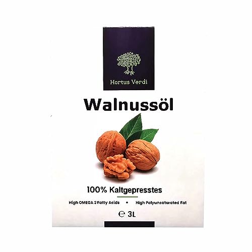 Hortus Verdi Walnussöl 3 Liter (3000 ml) Kaltgepresst