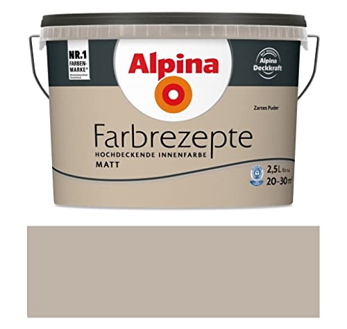 Alpina Farbrezepte Innenfarbe Zartes Puder 2,5 L