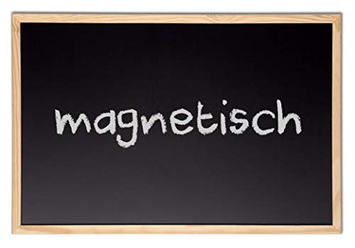 School-MaxX Kreidetafel 40 x 60 cm magnetisch mit Holzrahmen