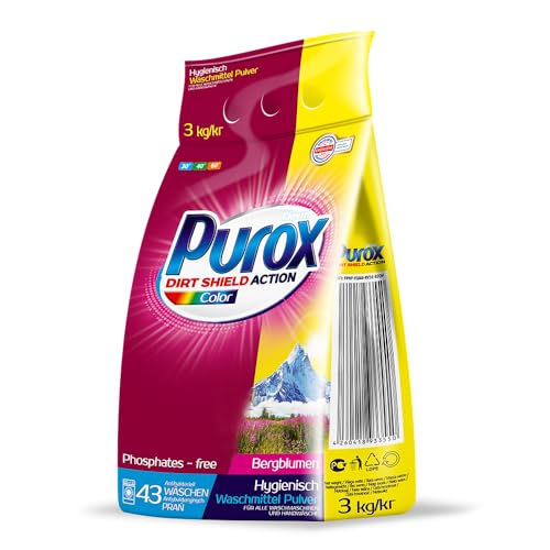 Purox COLOR (43 WL) Waschpulver im Foliensack
