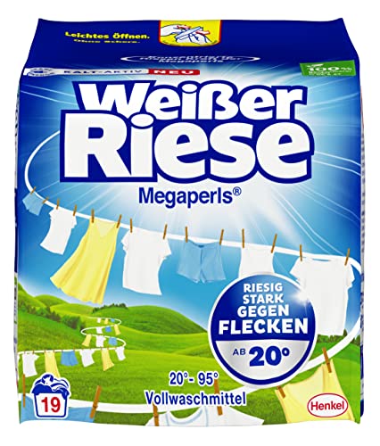 Weißer Riese Universal Megaperls Vollwaschmittel (19 Waschladungen)