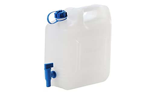 Semptec Kanister faltbar: Faltbarer Wasserkanister mit Zapfhahn, 20 Liter,  ideal für Trinkwasser (Faltbare Wasserkanister Camping)