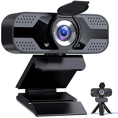 ANVASKEU Webcam mit mikrofon 1080P Full