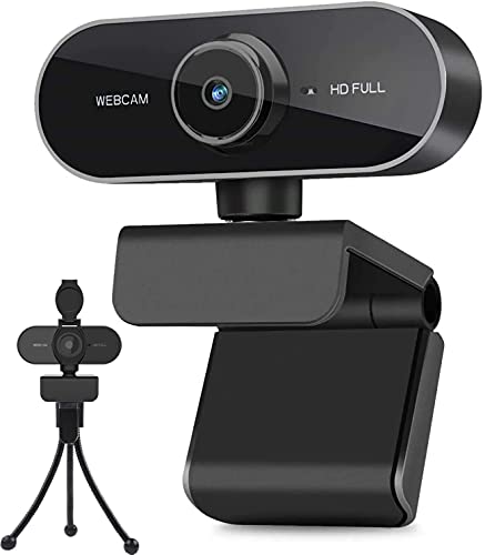 BENEWY Webcam mit Mikrofon und Stativ