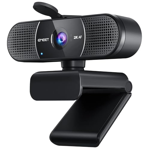 EMEET 2K Webcam - C960 2K Webcam mit Dual Mikrofon