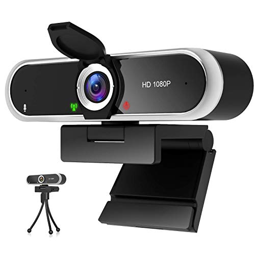 NIVEOLI Webcam 1080P mit Mikrofon und Webcam Abdeckung (Webcam V1080)