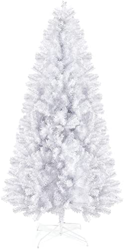 Prextex Weißer Weihnachtsbaum von 180cm Hoch