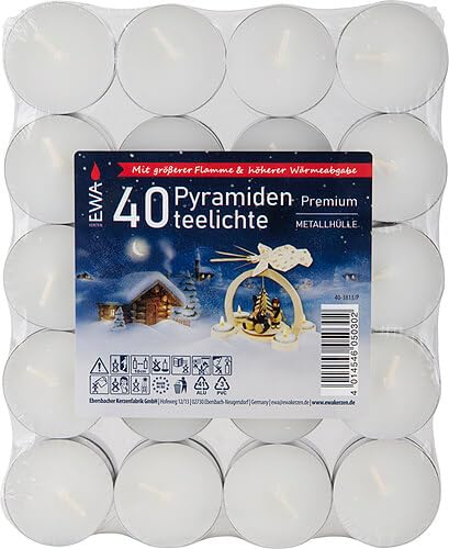 Erzgebirge Palast JEKA Pyramiden-Teelichter Premium