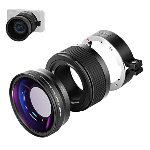 NEEWER Weitwinkelobjektiv kompatibel mit Sony ZV1 Kamera