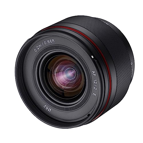 SAMYANG AF 12mm F2.0 E Objektiv für Sony E – Autofokus APS