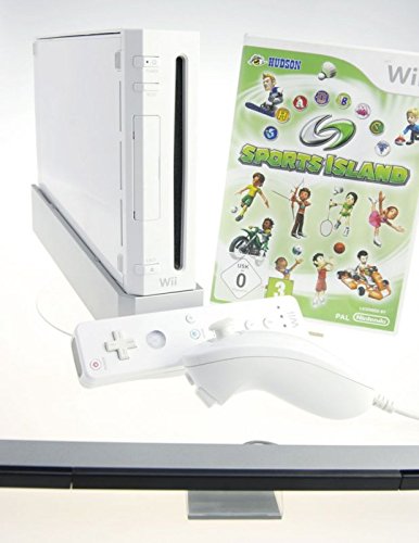 Nintendo Wii Konsole in weiss mit Sports Island
