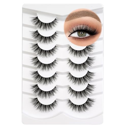 Happy Heartbeat 3D Clear Band Lashes Weiche Faux Mink Wimpern